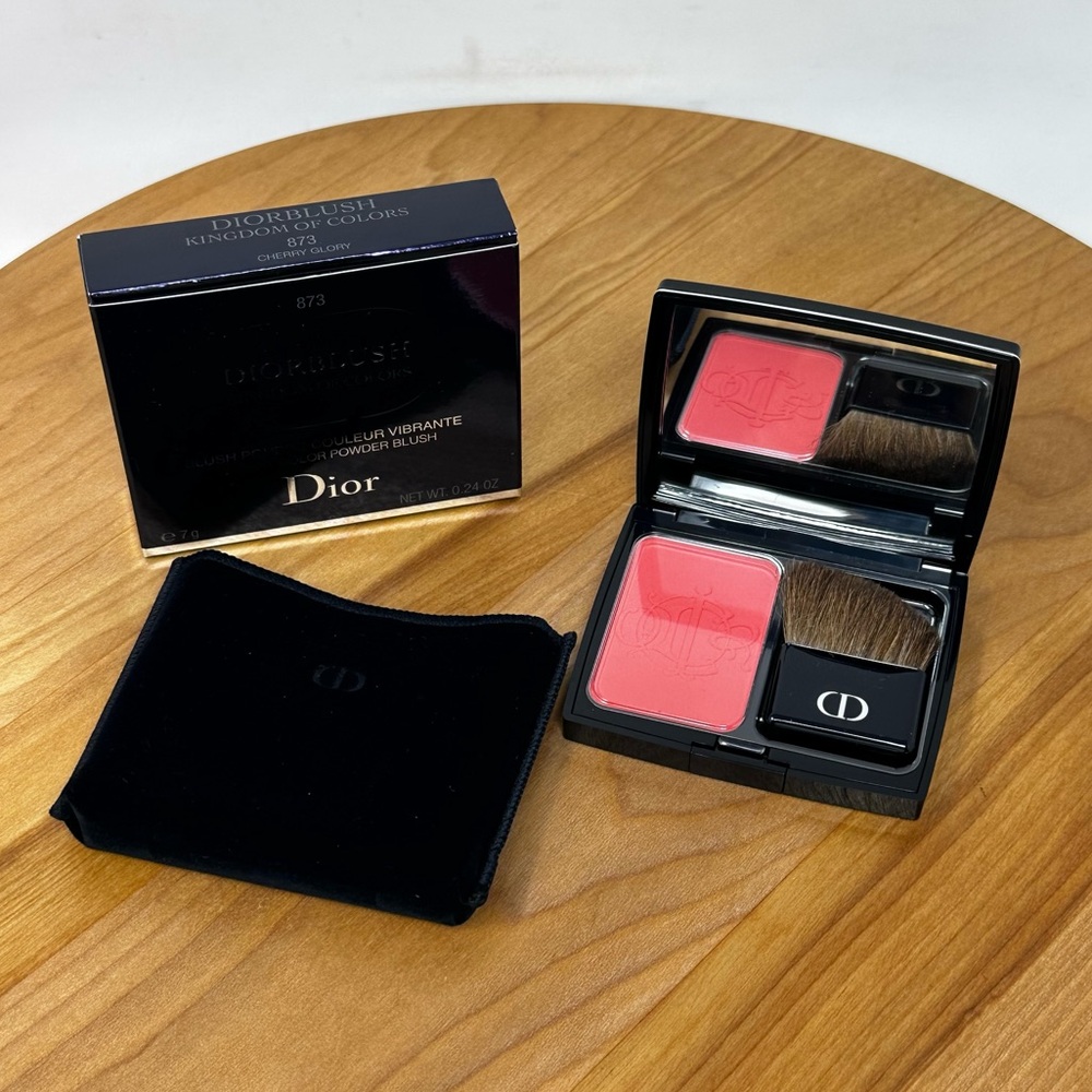 DIORBLUSH KINGDOM OF COLORS VIBRANT COLOR POWDER BLUSH #873 CHERRY GLORY NEW